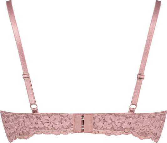 Hunkemöller Dames Lingerie Voorgevormde Beugel Bh Rose - Paars - Maat G80