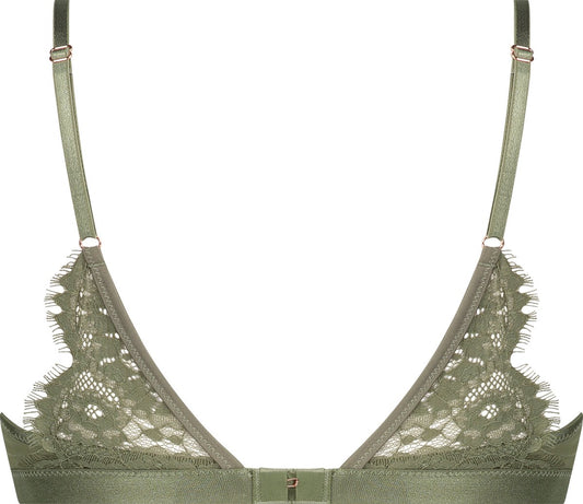 Hunkemöller Dames Lingerie Bralette Hannako - Groen - Maat L
