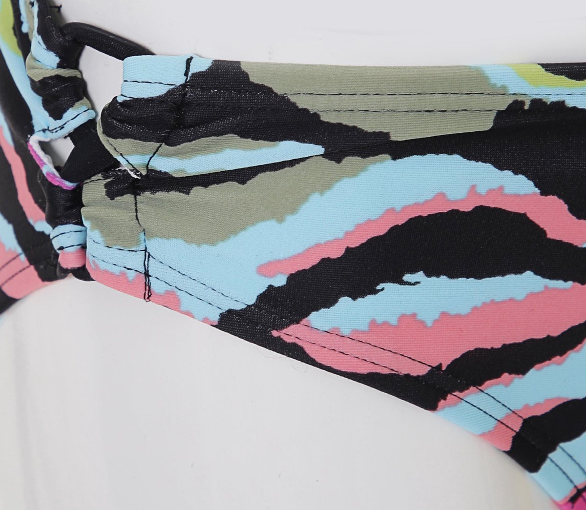 Dames Bikini Sport Met Gevlochten Detail - Zebra - M