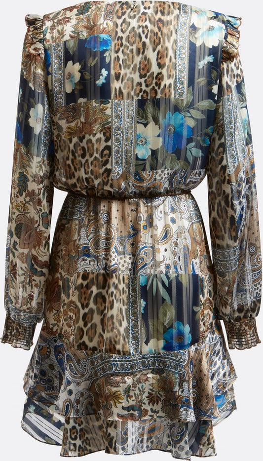 Guess Elea Dress Dames Jurk - Print- Maat M
