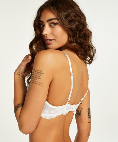  Hunkemöller Dames Lingerie Voorgevormde Maximizer Beugel Bh Claire - Wit - Maat A80