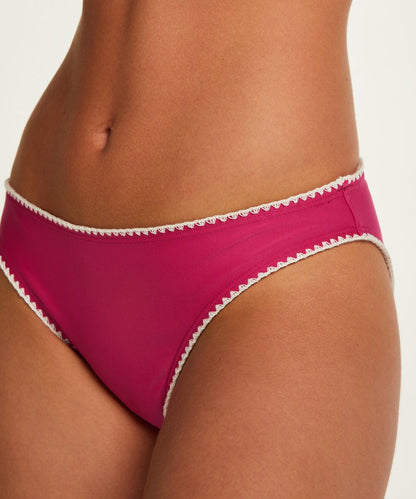  Hunkemöller Dames Badmode Bikinibroekje Maya - Roze - Maat L