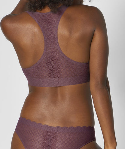  Sloggi ZERO Feel Lace Top - Kaluha - Maat M