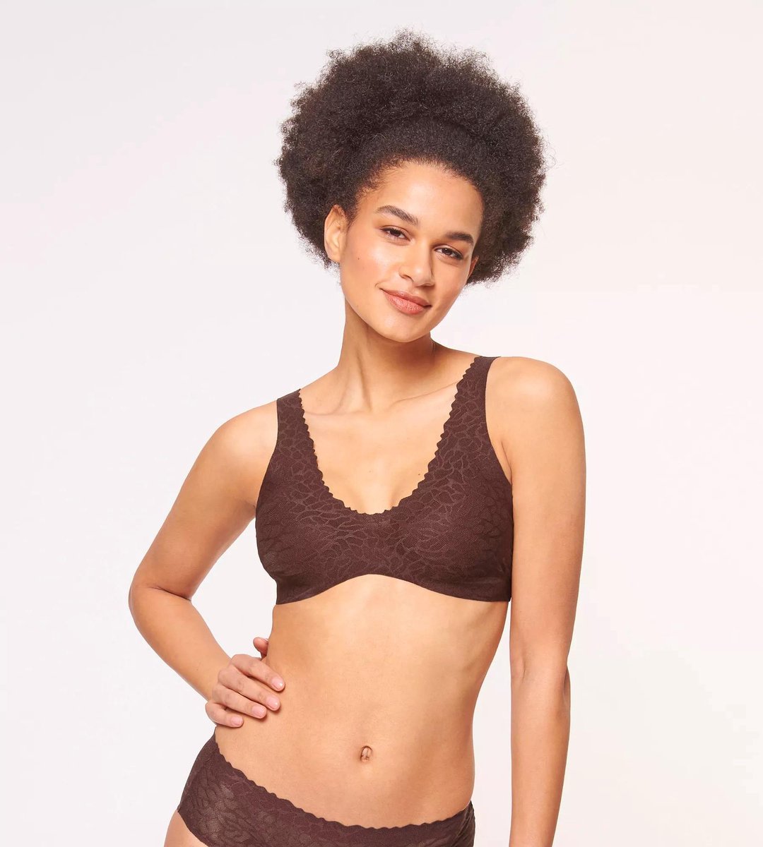  Sloggi Zero Feel Lace 2.0 Bralette Dames Beha - Maat M
