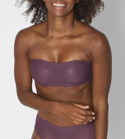 Sloggi ZERO Feel Lace Bandeau - Kaluha - Maat M
