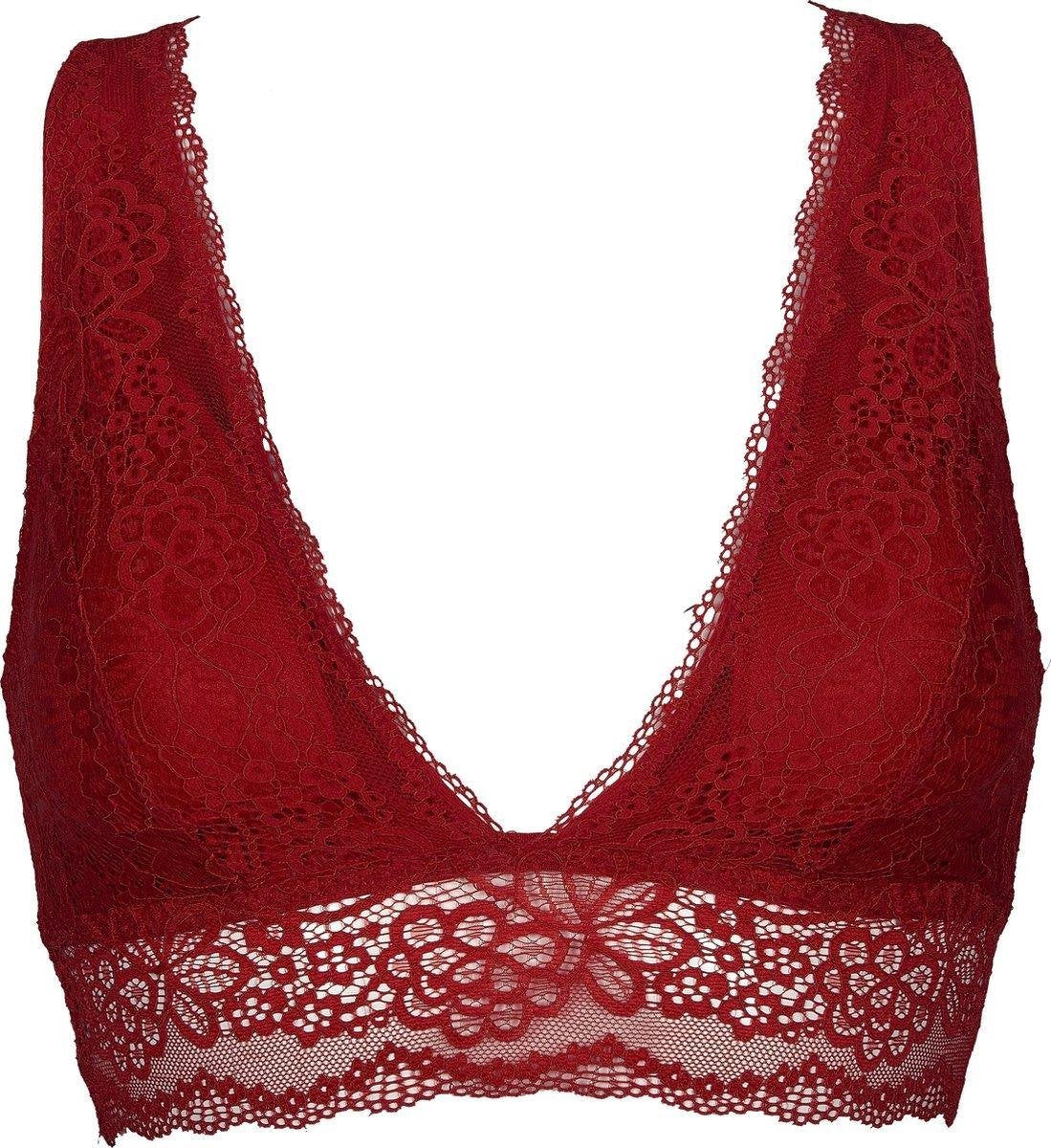  After Eden FLORINE Bralette - Rood - Maat M