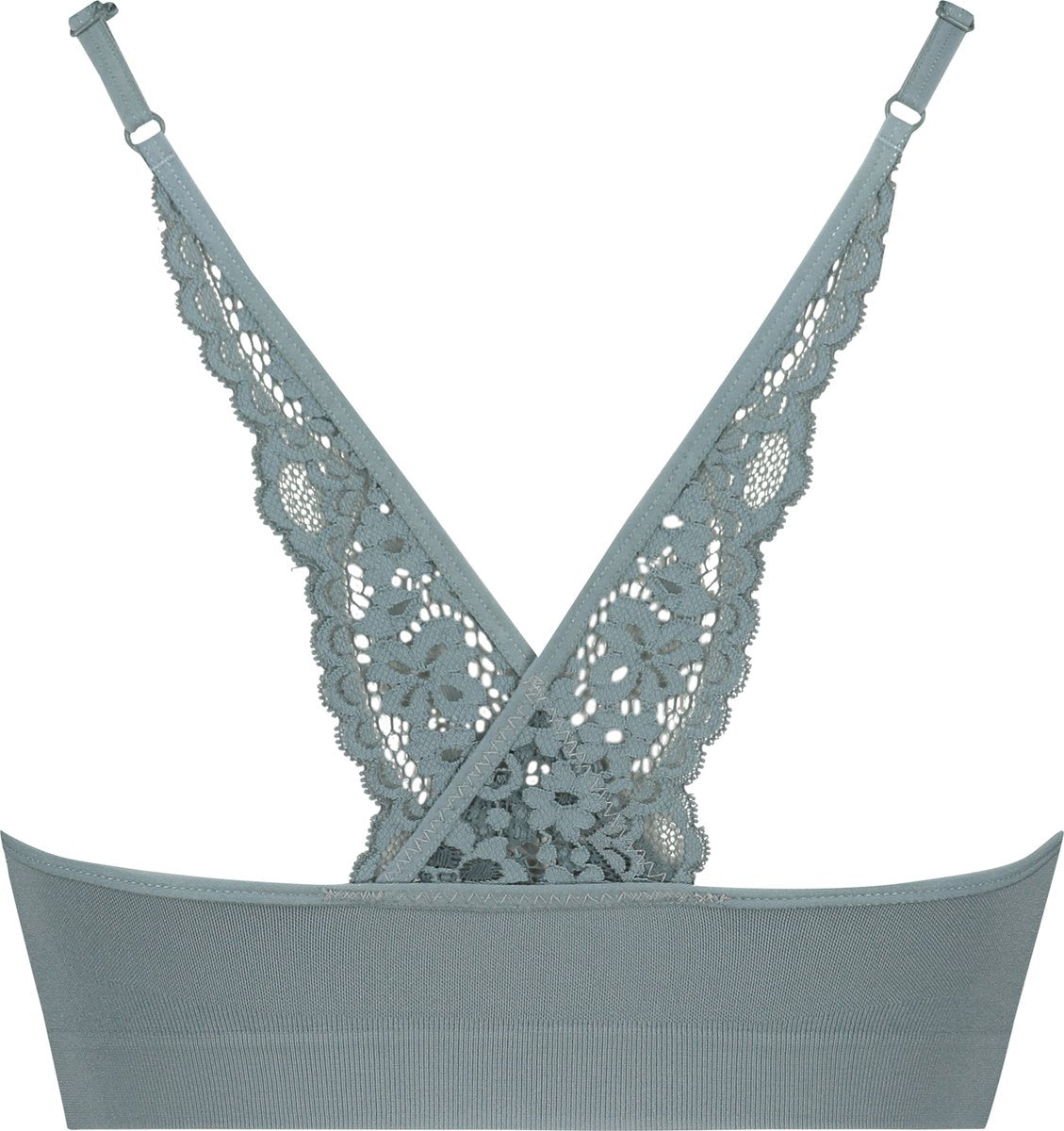  Hunkemöller Dames Lingerie Naadloze Bralette Rose - Groen - Maat M