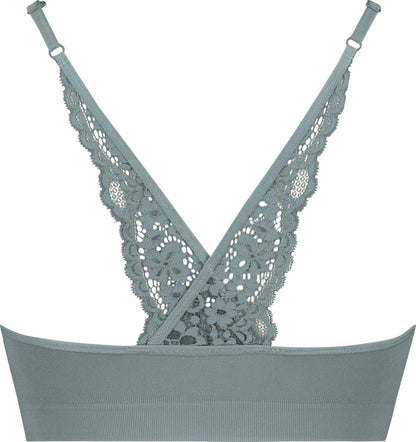  Hunkemöller Dames Lingerie Naadloze Bralette Rose - Groen - Maat M