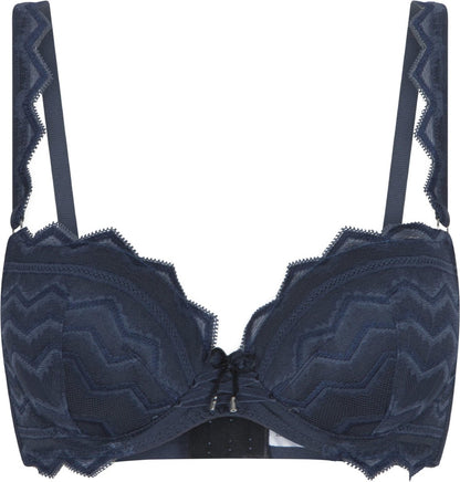  LingaDore - Midnight Push Up BH - Maat 80C - Blauw - Maximizer Bh - Dames