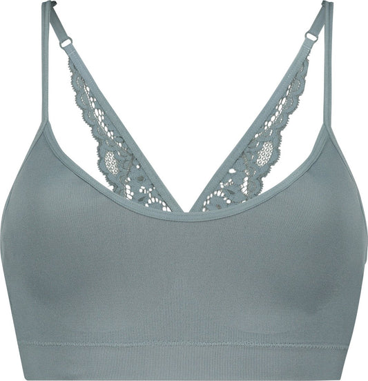  Hunkemöller Dames Lingerie Naadloze Bralette Rose - Groen - Maat M