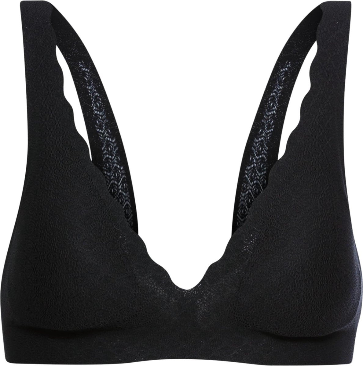  Sloggi ZERO Feel Lace Bralette - Zwart - Maat M