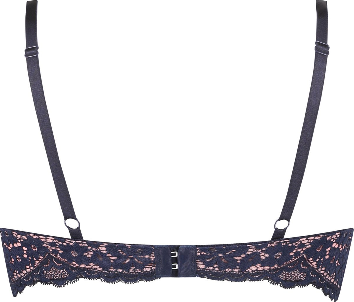  Hunkemöller Dames Lingerie Voorgevormde Push-up Beugel Bh Rose - Blauw - Maat D75