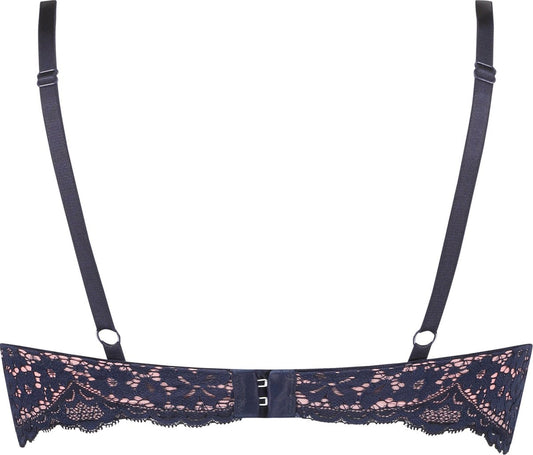  Hunkemöller Dames Lingerie Voorgevormde Push-up Beugel Bh Rose - Blauw - Maat D75