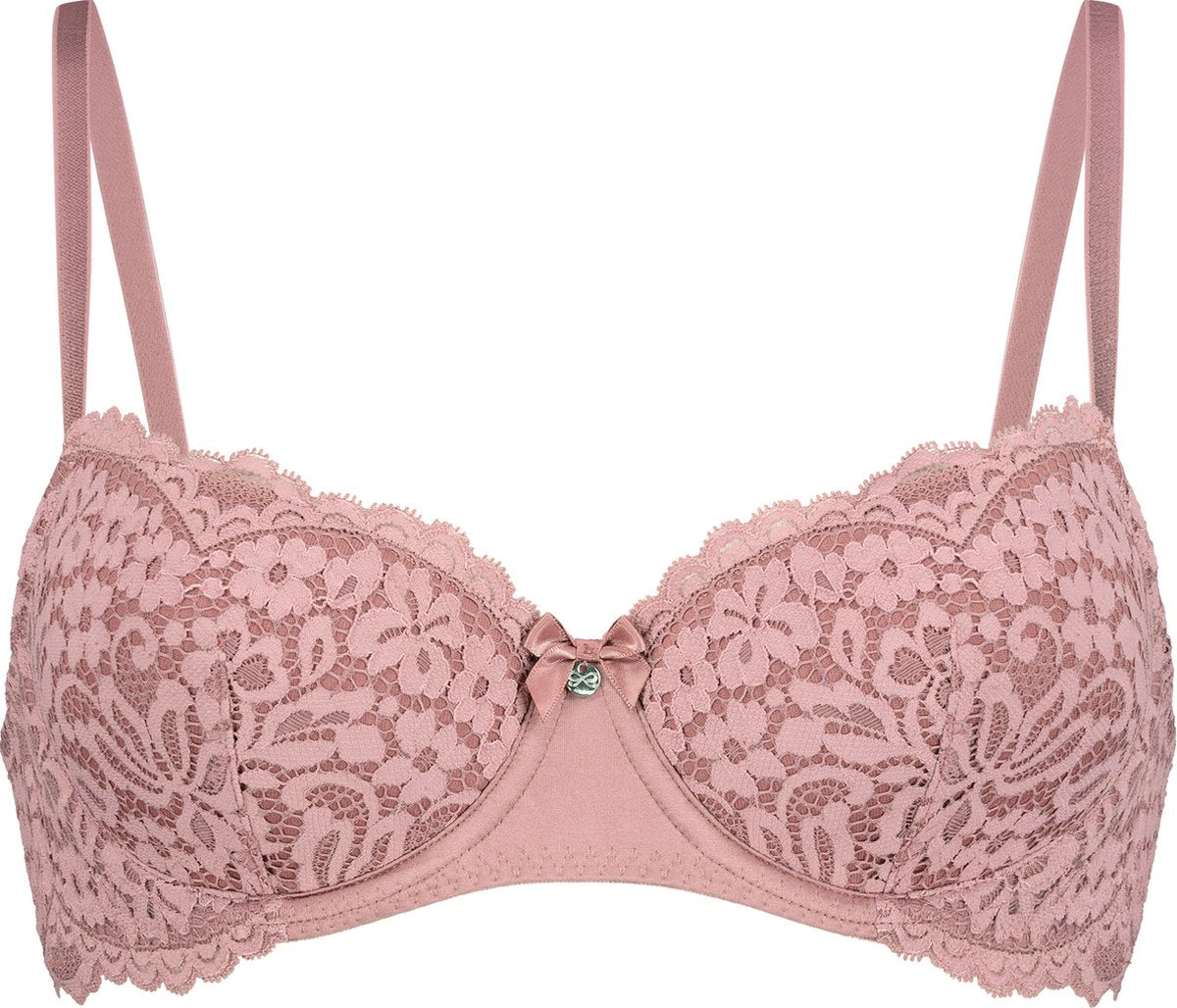  Hunkemöller Dames Lingerie Voorgevormde Beugel Bh Rose - Paars - Maat G80