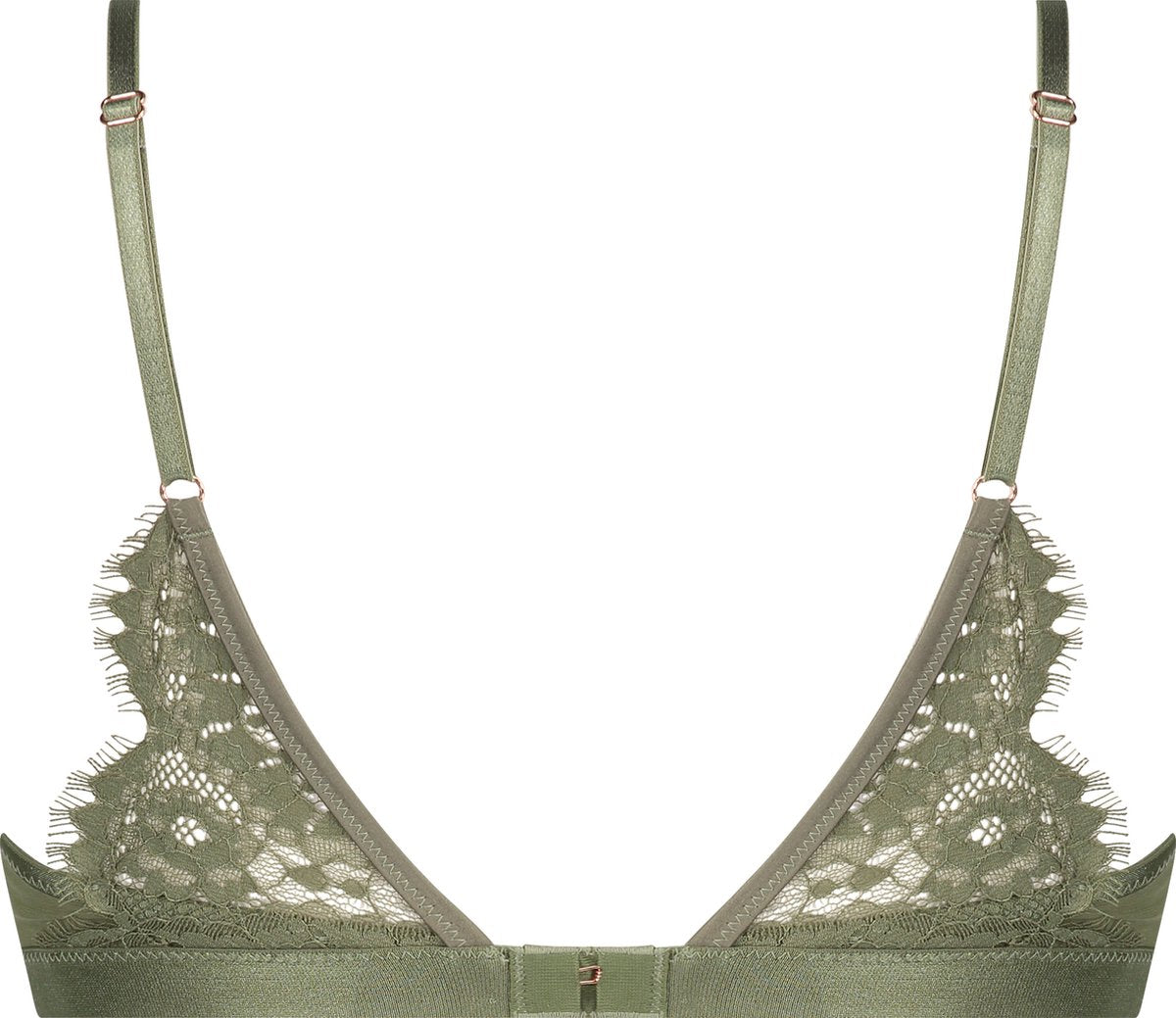  Hunkemöller Dames Lingerie Bralette Hannako - Groen - Maat L
