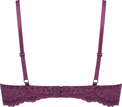  Hunkemöller Dames Lingerie Voorgevormde Beugel Bh Rose - Paars - Maat E75