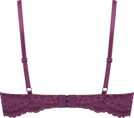  Hunkemöller Dames Lingerie Voorgevormde Beugel Bh Rose - Paars - Maat E75