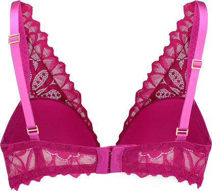  SAPPH - Flora Voorgevormde BH Fuchsia - Maat 75D - Fuchsia Roze - Met Beugel - Dames