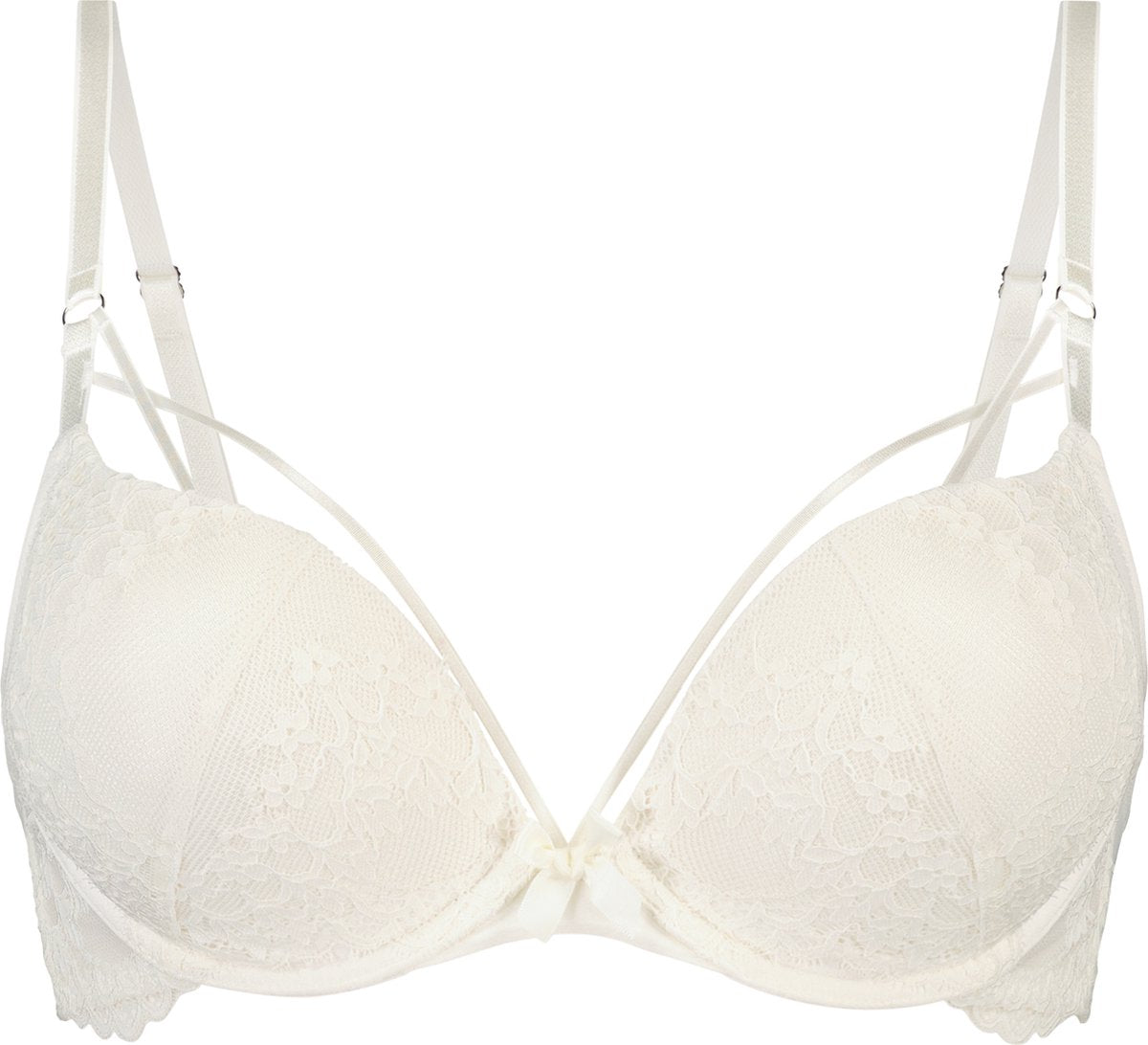  Hunkemöller Dames Lingerie Voorgevormde Maximizer Beugel Bh Claire - Wit - Maat A80