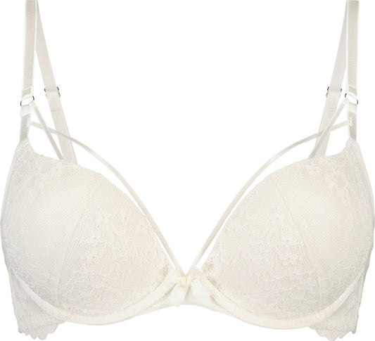  Hunkemöller Dames Lingerie Voorgevormde Maximizer Beugel Bh Claire - Wit - Maat A80