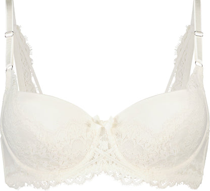 Hunkemöller Dames Lingerie Voorgevormde Beugel Bh Claire - Wit - Maat B75