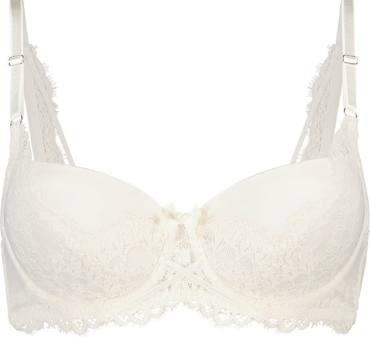  Hunkemöller Dames Lingerie Voorgevormde Beugel Bh Claire - Wit - Maat B75