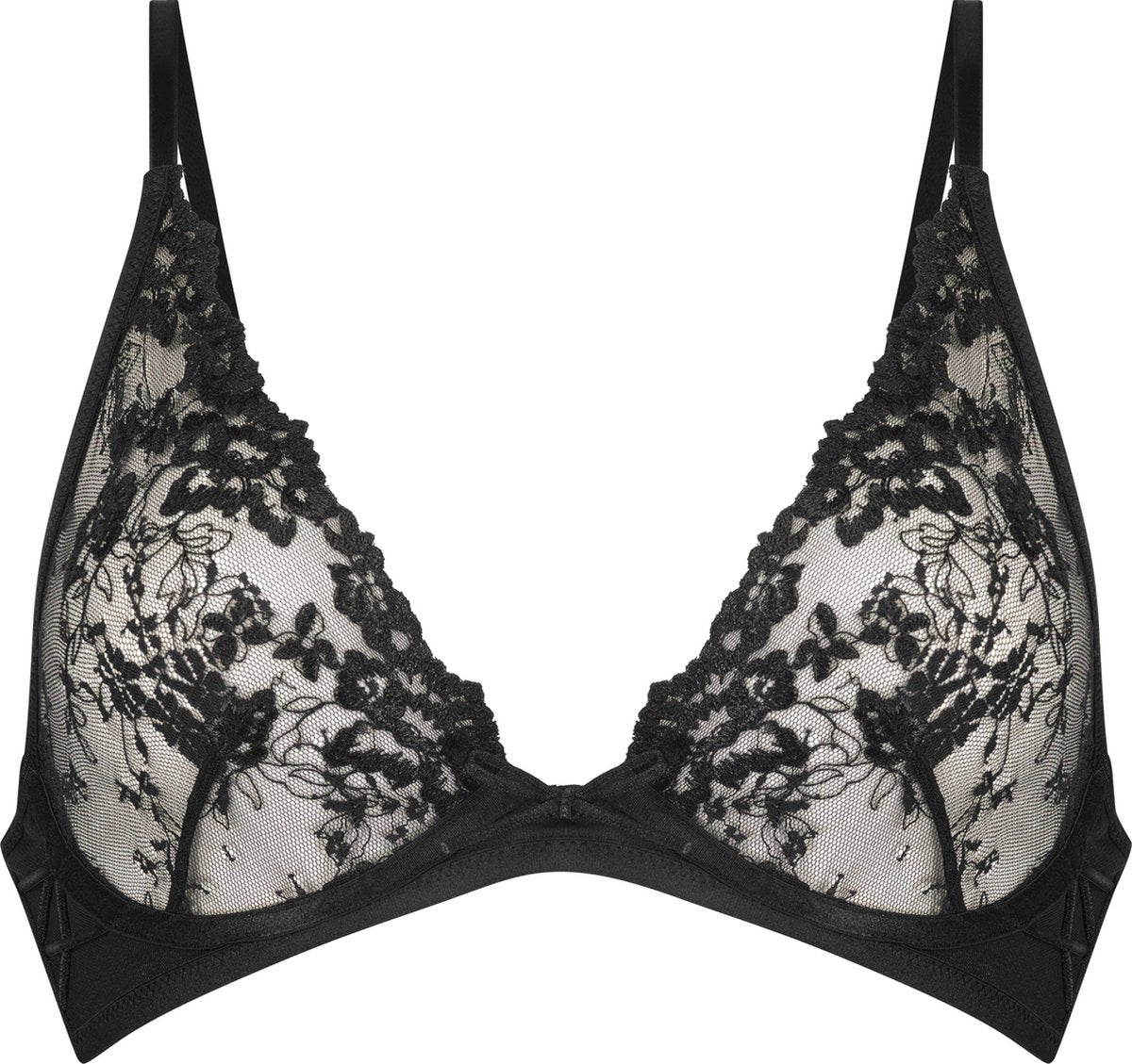  Hunkemöller Dames Lingerie Niet-voorgevormde Beugel Bh Lillian - Zwart - Maat B70