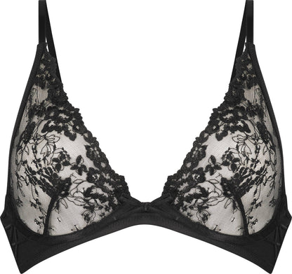  Hunkemöller Dames Lingerie Niet-voorgevormde Beugel Bh Lillian - Zwart - Maat B70