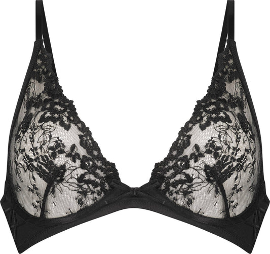  Hunkemöller Dames Lingerie Niet-voorgevormde Beugel Bh Lillian - Zwart - Maat B70