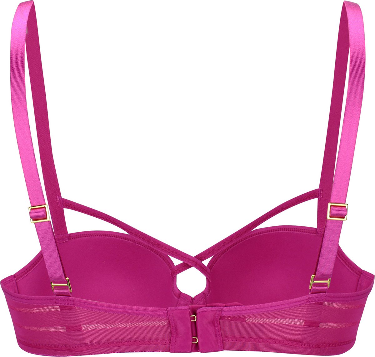  SAPPH - Rosie Voorgevormde BH Fuchsia - Maat 90B - Fuchsia Roze - Met Beugel - Dames
