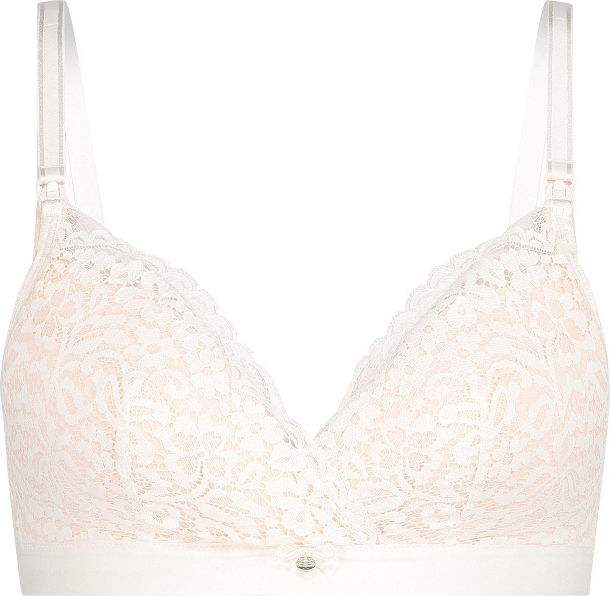  Hunkemöller Dames Lingerie Voorgevormde Voedingsbh Rose - Wit - Maat B90