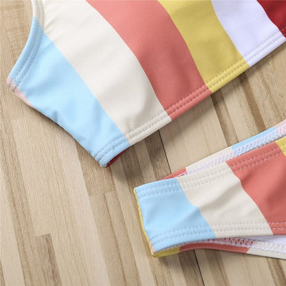 Merkloos Bikini Dames -Bikini Sets - Gestreept Bikini - Bikini Zomer 2022 - Maat L