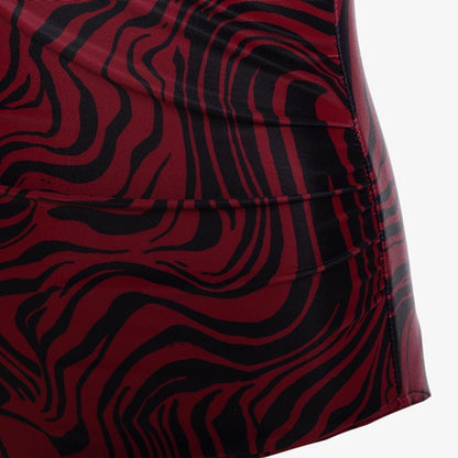  Osaga Dames Badpak Met Print - Rood - Maat L