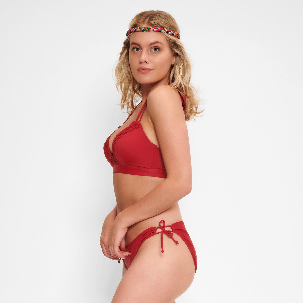  LingaDore - Red Triangel Bikini Set - Maat 40A - Rood - Dames