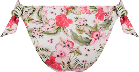  Hunkemöller Dames Badmode Bikinibroekje Tropical - Wit - Maat M