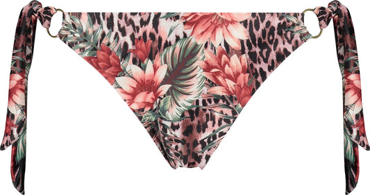  Hunkemöller Dames Badmode Rio Bikinibroekje Animalia Rose - Bruin - Maat L