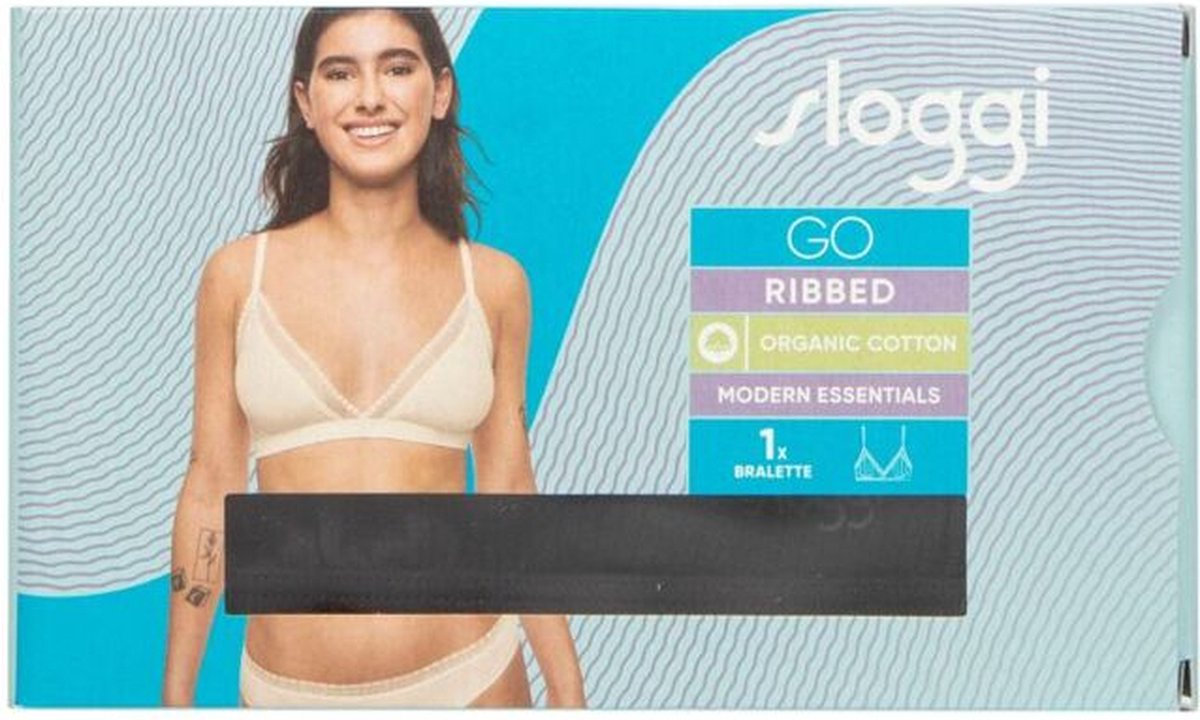  Sloggi GO Ribbed Bralette Dames Beha - Maat S