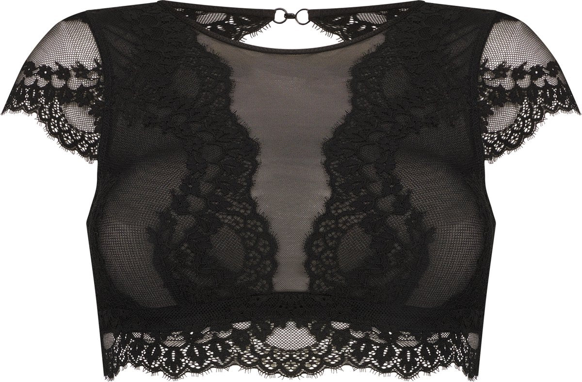  Hunkemöller Dames Lingerie Bralette Marie - Zwart - Maat M