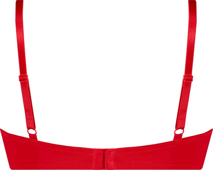  Hunkemöller Dames Lingerie Voorgevormde Beugel Bh Plunge - Rood - Maat A75