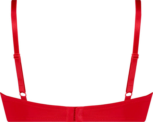  Hunkemöller Dames Lingerie Voorgevormde Beugel Bh Plunge - Rood - Maat A75