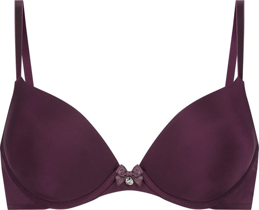  Hunkemöller Dames Lingerie Voorgevormde Beugel Bh Plunge - Paars - Maat E75
