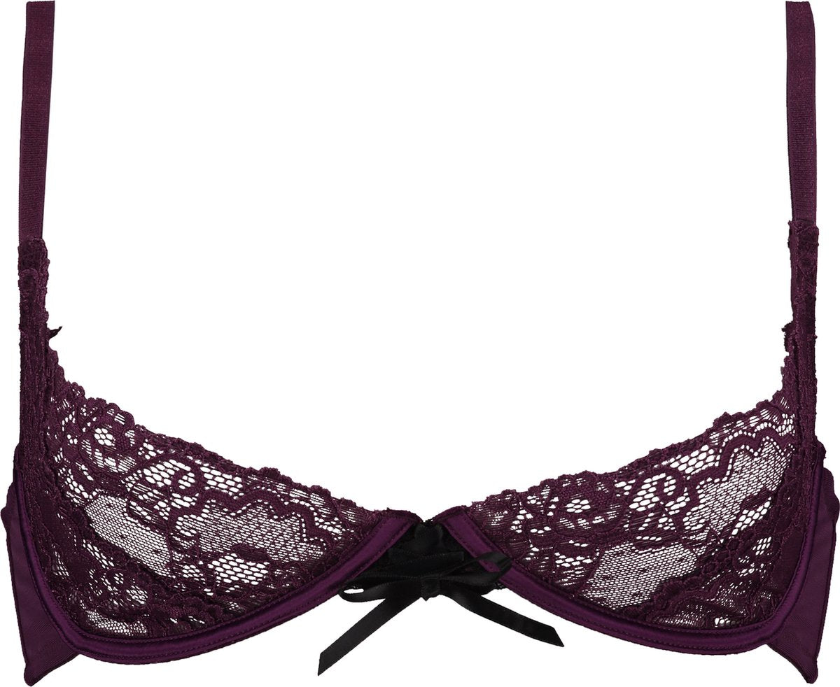  Hunkemöller Dames - Private Collectie - Niet-voorgevormde Beugel Bh Virtue - Paars - Maat C70