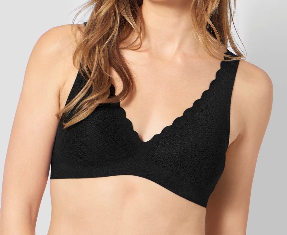  Sloggi ZERO Feel Lace Bralette - Zwart - Maat M