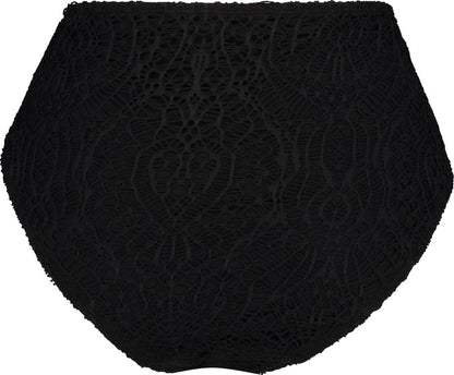  Hunkemöller Dames Badmode Rio Bikinibroekje Crochet - Zwart - Maat M