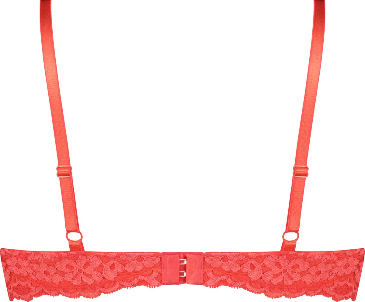  Hunkemöller Dames Lingerie Voorgevormde Beugel Bh Rose - Rood - Maat C75