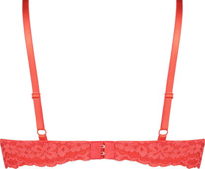  Hunkemöller Dames Lingerie Voorgevormde Beugel Bh Rose - Rood - Maat C75
