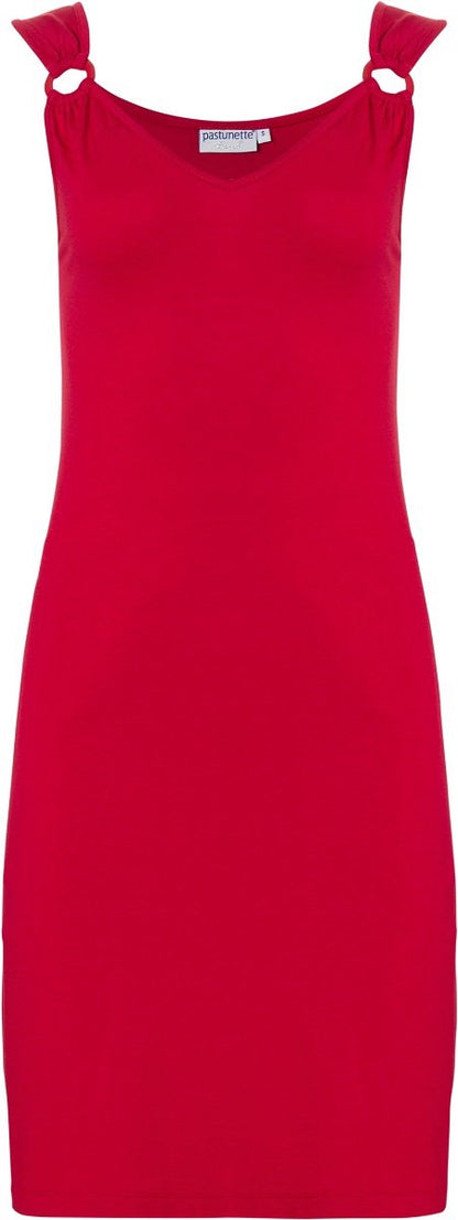  Pastunette Beach - Exotic - Jurk - Rood - Maat 34