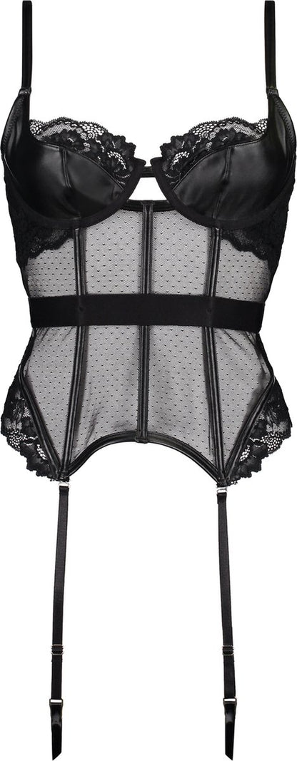  Hunkemöller Dames Lingerie Bustier Nyke - Zwart - Maat B80