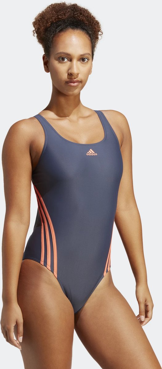  Adidas 3S Swimsuit Badpak Dames Marine