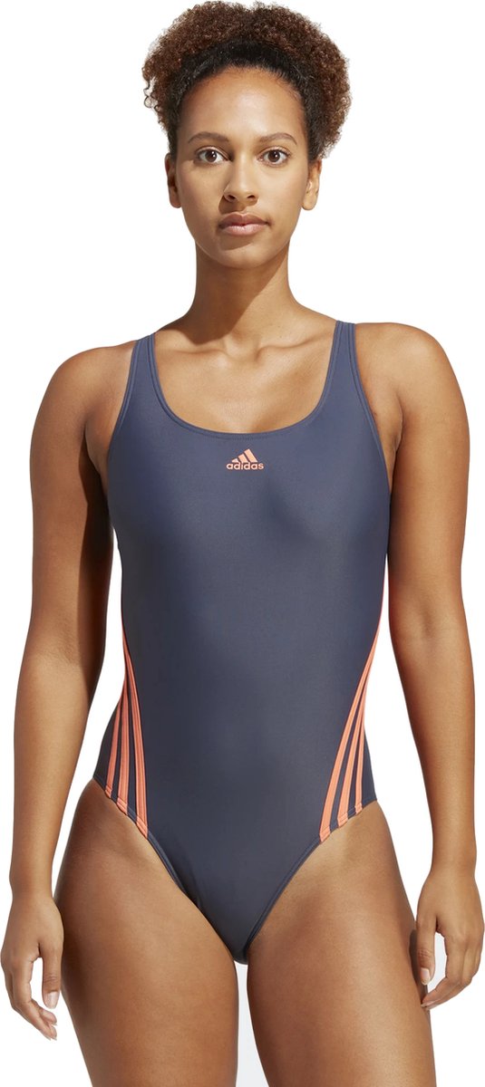  Adidas 3S Swimsuit Badpak Dames Marine